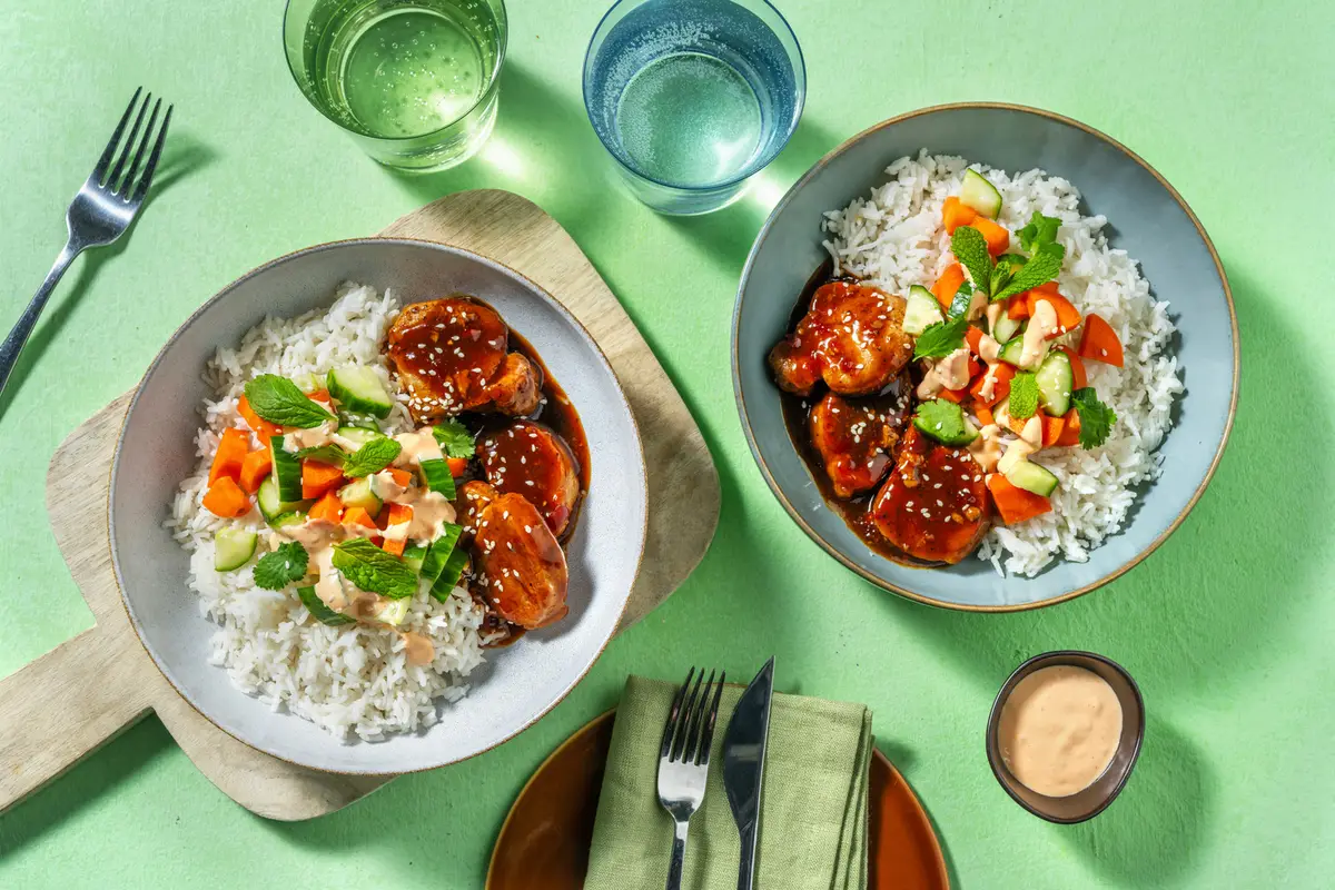 Banh mi-inspireret svinekødsbowl